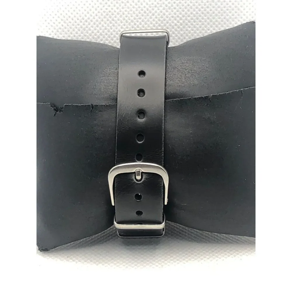 Skagen SKW2688 Women's Black Leather Analog White Dial Quartz Wrist Watch KS426
